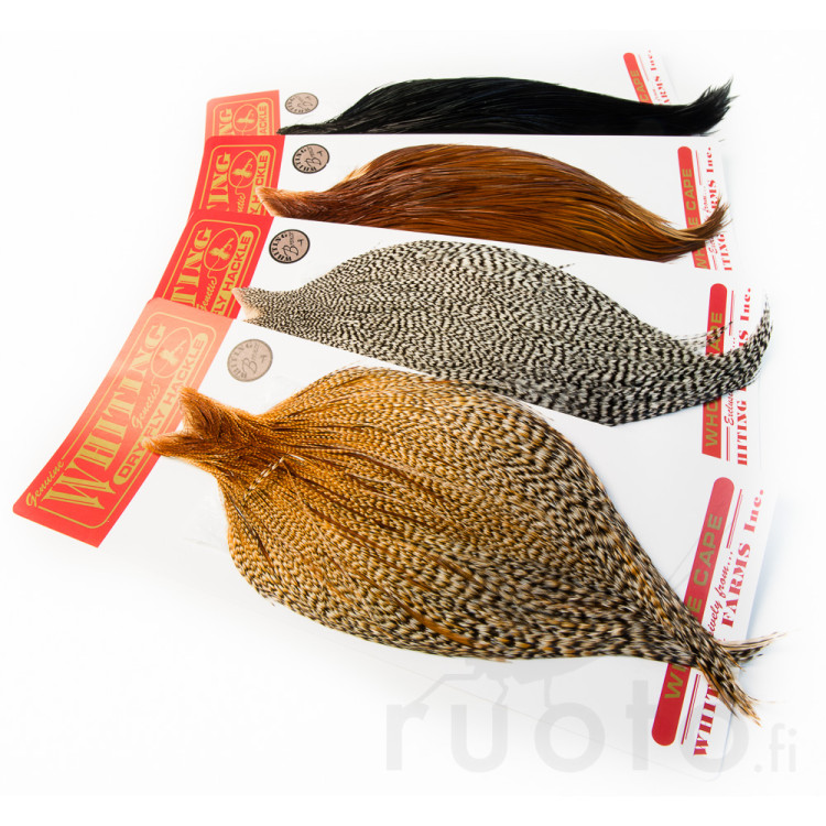 WHITING DRY FLY CAPE BLACK BRONZE GRADE