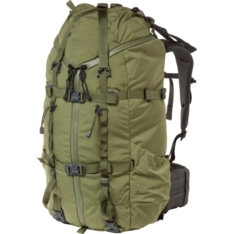 MR TERRAFRAME 3-ZIP 50 BACKPACK LARGE - LODEN