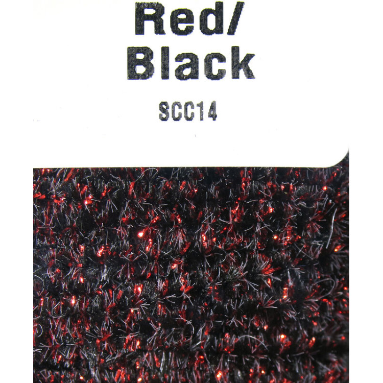 Speckled Chenille 14 Red/Black