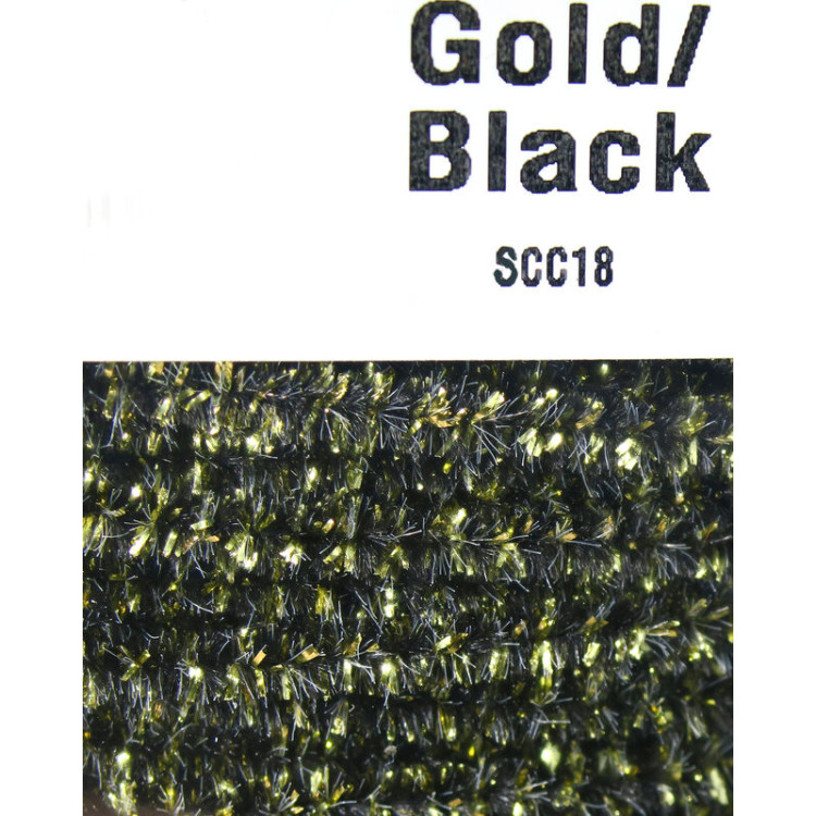 Speckled Chenille 18 Gold/Black