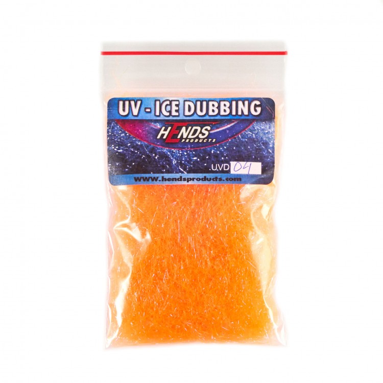 UV-ICE DUBBING UVD04 - HOT ORANGE FLUO